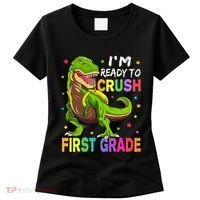 I'm Ready To Crush 1st Grade Dinosaur Back To School Women's T-Shirt thumb 0