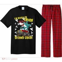 Im Ready To Crush Second Grade Shark Back To School Pajama Set thumb 0