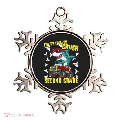 Im Ready To Crush Second Grade Shark Back To School Ornament