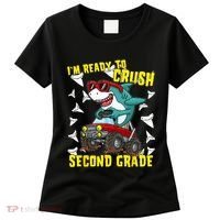 Im Ready To Crush Second Grade Shark Back To School Women's T-Shirt thumb 0