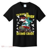 Im Ready To Crush Second Grade Shark Back To School Kids T-Shirt thumb 0