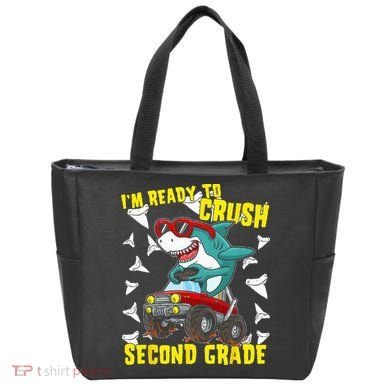Im Ready To Crush Second Grade Shark Back To School Tote Bag