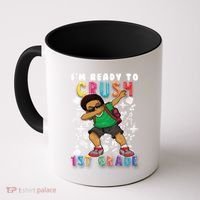 Im Ready To Crush 1St Grade Dabbing Afro Funny Gift Funny Gift Coffee Mug thumb 0