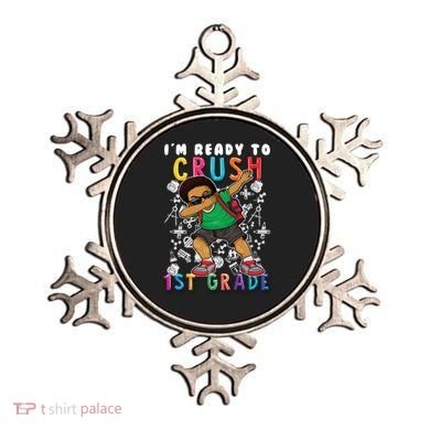 Im Ready To Crush 1St Grade Dabbing Afro Funny Gift Funny Gift Ornament