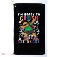 Im Ready To Crush 1St Grade Dabbing Afro Funny Gift Funny Gift Golf Towel thumb 0