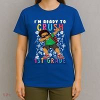 Im Ready To Crush 1St Grade Dabbing Afro Funny Gift Funny Gift T-Shirt thumb 4