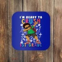 Im Ready To Crush 1St Grade Dabbing Afro Funny Gift Funny Gift Coaster thumb 0