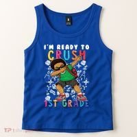 Im Ready To Crush 1St Grade Dabbing Afro Funny Gift Funny Gift Tank Top thumb 2
