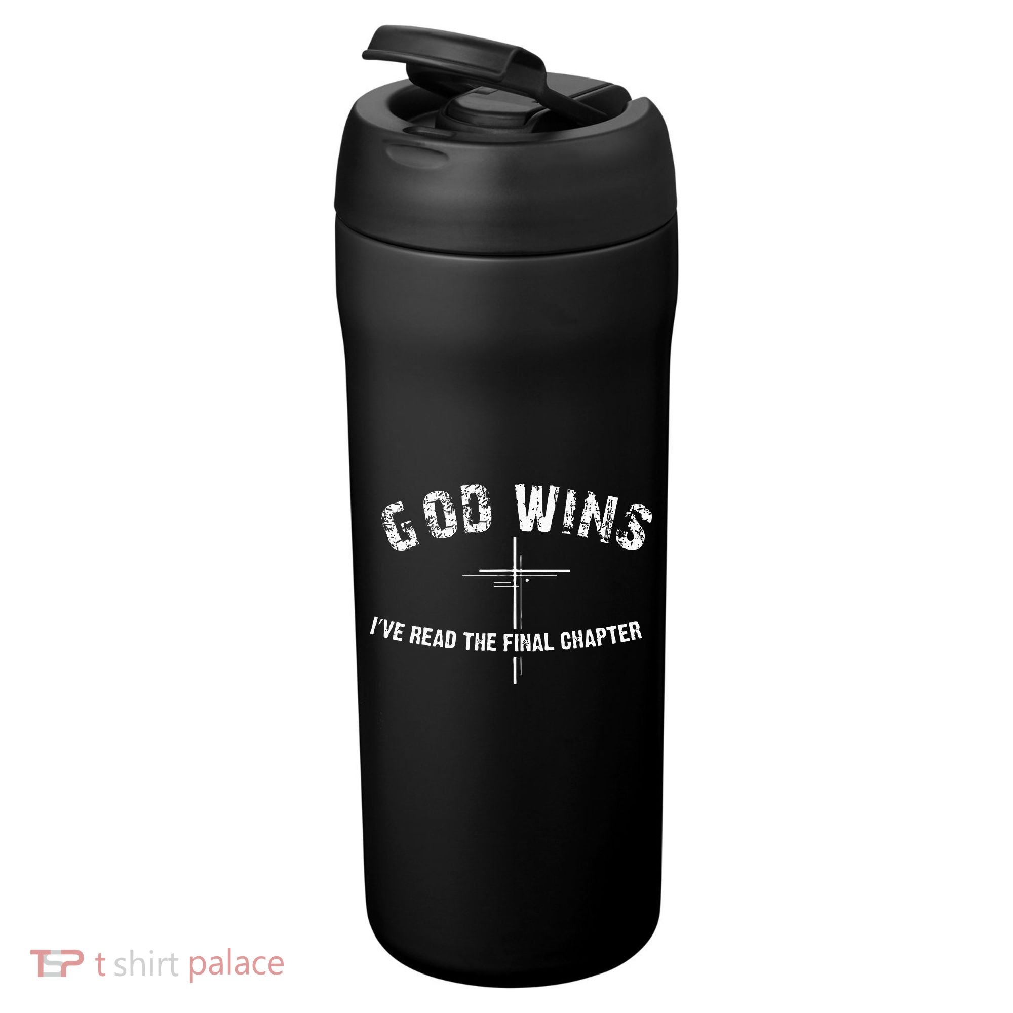 Ive Read The Final Chapter God Wins 24oz Duet Stainless Steel Tumbler