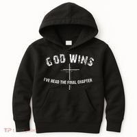 Ive Read The Final Chapter God Wins Kids Hoodie thumb 0