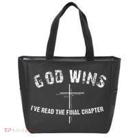 Ive Read The Final Chapter God Wins Tote Bag thumb 0