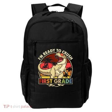 I'm Ready To Crush 1st grade Back To School Dinosaur Backpack