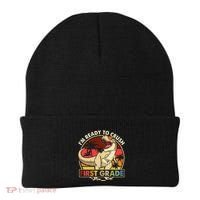 I'm Ready To Crush 1st grade Back To School Dinosaur Beanie thumb 0