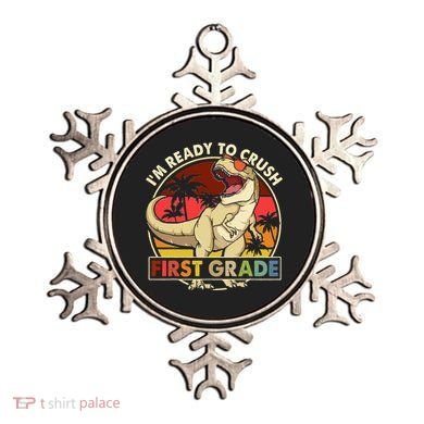 I'm Ready To Crush 1st grade Back To School Dinosaur Ornament