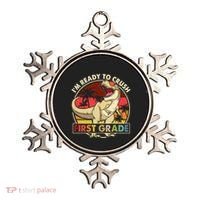 I'm Ready To Crush 1st grade Back To School Dinosaur Ornament thumb 0