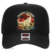 I'm Ready To Crush 1st grade Back To School Dinosaur Hat thumb 0