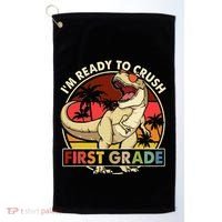 I'm Ready To Crush 1st grade Back To School Dinosaur Golf Towel thumb 0
