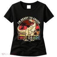 I'm Ready To Crush 1st grade Back To School Dinosaur Women's T-Shirt thumb 0
