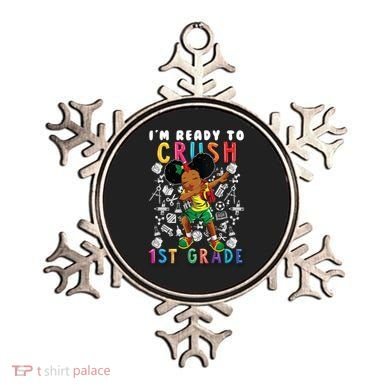 Im Ready To Crush 1St Grade Dabbing Afro Funny Gift Funny Gift Ornament