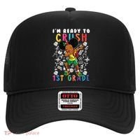 Im Ready To Crush 1St Grade Dabbing Afro Funny Gift Funny Gift Hat thumb 0