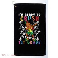 Im Ready To Crush 1St Grade Dabbing Afro Funny Gift Funny Gift Golf Towel thumb 0