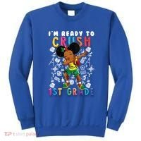 Im Ready To Crush 1St Grade Dabbing Afro Funny Gift Funny Gift Sweatshirt thumb 0