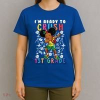 Im Ready To Crush 1St Grade Dabbing Afro Funny Gift Funny Gift T-Shirt thumb 4