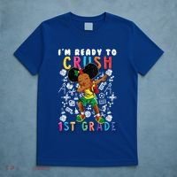 Im Ready To Crush 1St Grade Dabbing Afro Funny Gift Funny Gift T-Shirt thumb 5