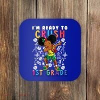 Im Ready To Crush 1St Grade Dabbing Afro Funny Gift Funny Gift Coaster thumb 0