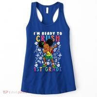 Im Ready To Crush 1St Grade Dabbing Afro Funny Gift Funny Gift Women's Tank Top thumb 0