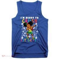 Im Ready To Crush 1St Grade Dabbing Afro Funny Gift Funny Gift Tank Top thumb 0