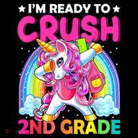 Im Ready To Crush 2nd Grade Dabbing Unicorn Back To School Coffee Mug thumb 5