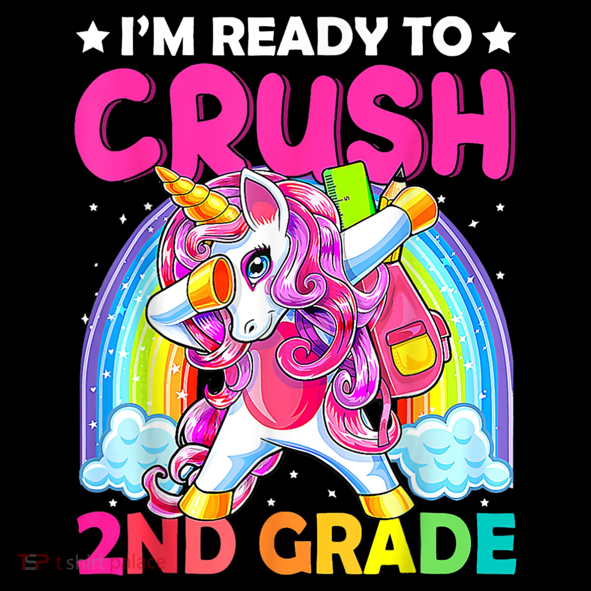 Im Ready To Crush 2nd Grade Dabbing Unicorn Back To School Coffee Mug