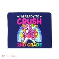 Im Ready To Crush 2nd Grade Dabbing Unicorn Back To School Mousepad thumb 0