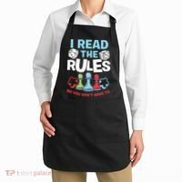 I Read The Rules Board Dice Chess Board Gaming Board Gamers Apron thumb 2