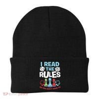 I Read The Rules Board Dice Chess Board Gaming Board Gamers Beanie thumb 0