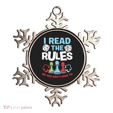 I Read The Rules Board Dice Chess Board Gaming Board Gamers Ornament