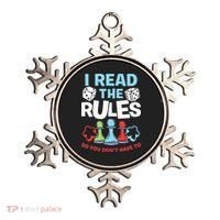 I Read The Rules Board Dice Chess Board Gaming Board Gamers Ornament thumb 0