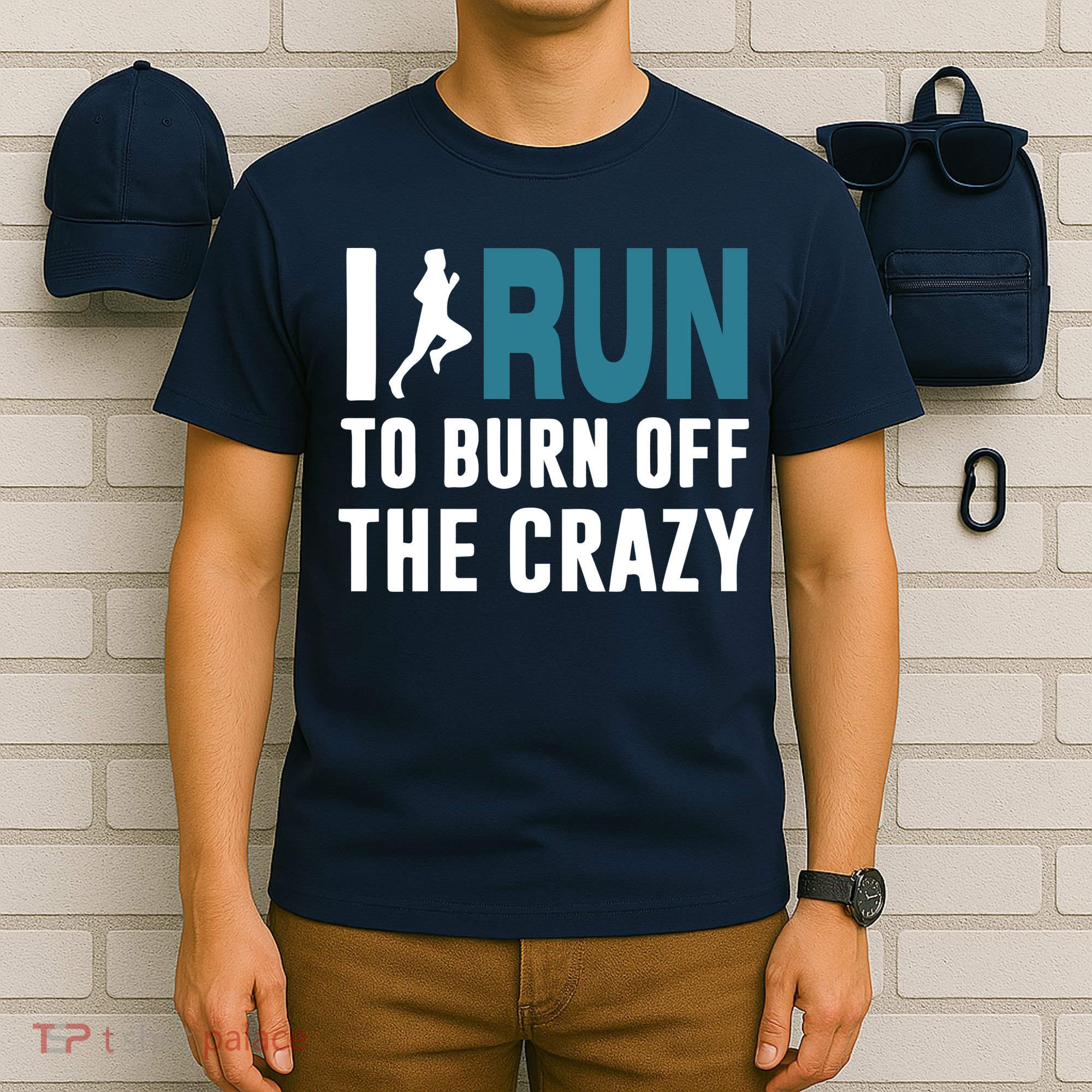 I Run To Burn Off The CRAZY T-Shirt