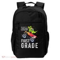 IM Ready To Crush First Grade Monster Truck Dinosaur Backpack thumb 0