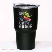 IM Ready To Crush First Grade Monster Truck Dinosaur Tumbler thumb 0