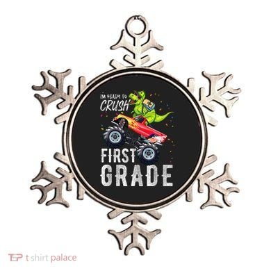 IM Ready To Crush First Grade Monster Truck Dinosaur Ornament