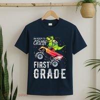 IM Ready To Crush First Grade Monster Truck Dinosaur T-Shirt thumb 2