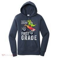 IM Ready To Crush First Grade Monster Truck Dinosaur Women's Hoodie thumb 0