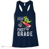 IM Ready To Crush First Grade Monster Truck Dinosaur Women's Tank Top thumb 0