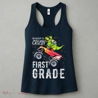 IM Ready To Crush First Grade Monster Truck Dinosaur Women's Tank Top thumb 3