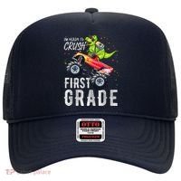 IM Ready To Crush First Grade Monster Truck Dinosaur Hat thumb 0