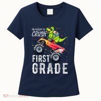 IM Ready To Crush First Grade Monster Truck Dinosaur Women's T-Shirt thumb 0