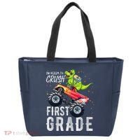 IM Ready To Crush First Grade Monster Truck Dinosaur Tote Bag thumb 0