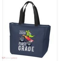 IM Ready To Crush First Grade Monster Truck Dinosaur Tote Bag thumb 3